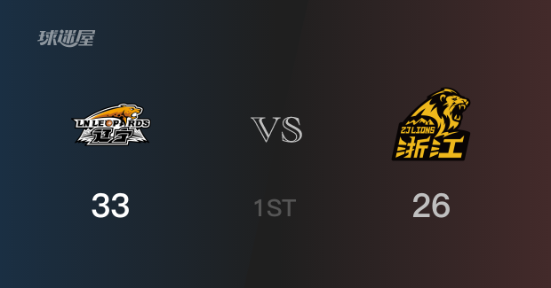 CBA季后赛：首节战罢，辽宁以33- 26领先广厦，弗格7分